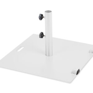 Soporte con Ruedas Parasol Hierro color blanco M7715