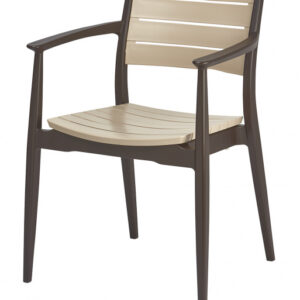 Sillón Exterior Monobloc de Polipropileno en 2 Colores REGNUM