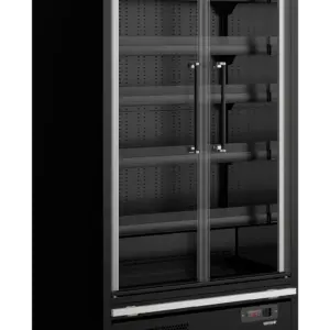 Vitrina Mural Refrigerada Supermercado Galaxy+ GP10FGD Maxi Black