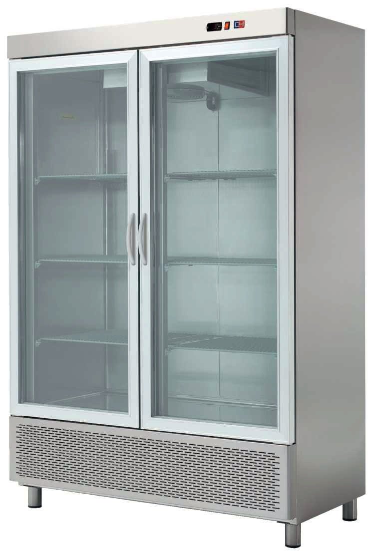 Armario Snack Refrigerado 2 Puertas de Cristal Fondo 726 de 693 x726 x2067h mm ARCH-1202V