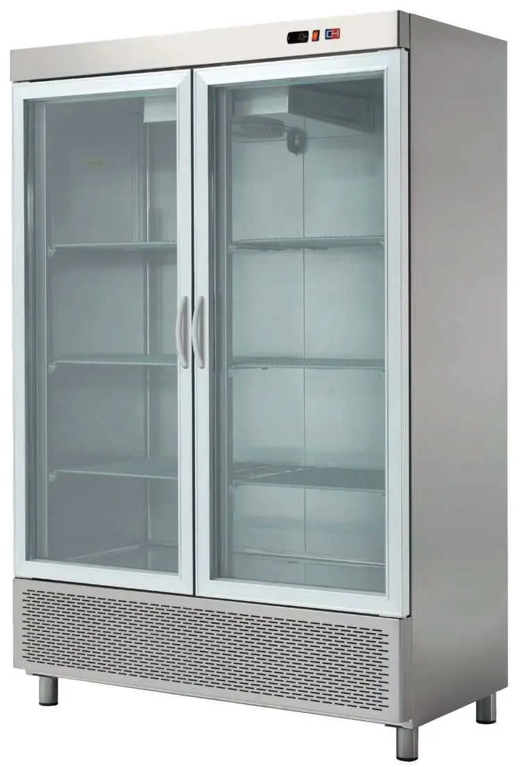 Armario Snack Refrigerado 2 Puertas de Cristal Fondo 726 de 693 x726 x2067h mm ARCH-1202V
