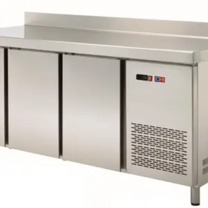 Mesa Snack Refrigerada 4 puertas Fondo 600 de 2542x600x850h mm MRCH-250