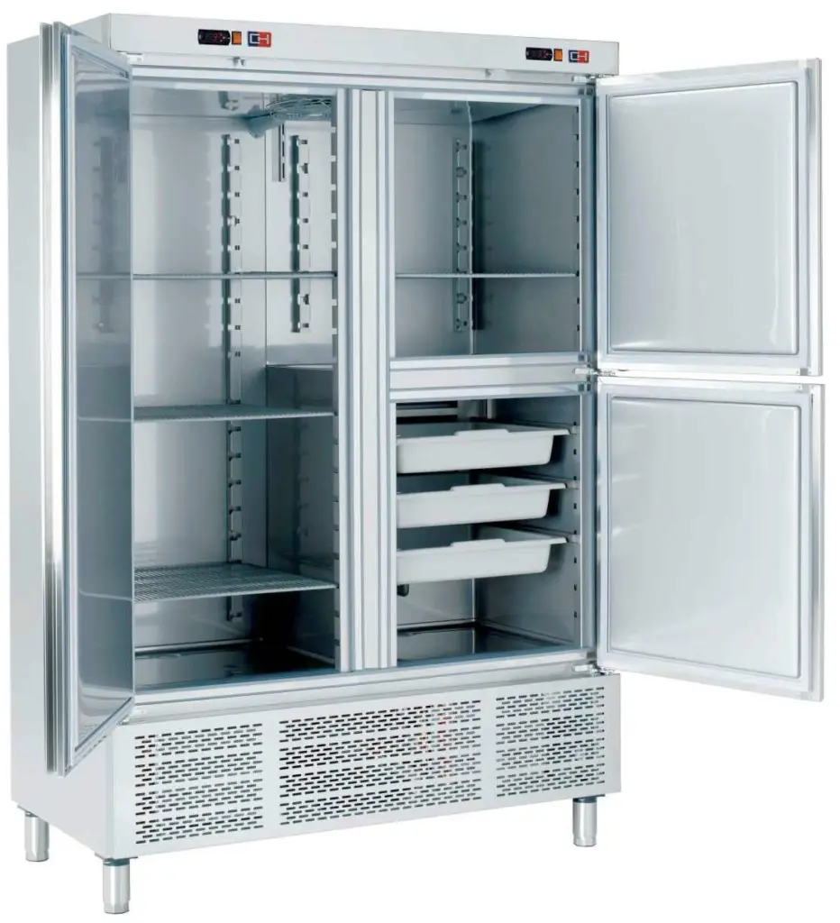 Armario Snack Refrigerado con Departamento de Congelados 2 medias puertas ARCH-1203-DC