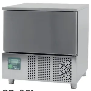 Abatidor de Temperatura Mixto 5 bandejas GN1/1 y 600x400 mm de 790x700x850h mm CR-051