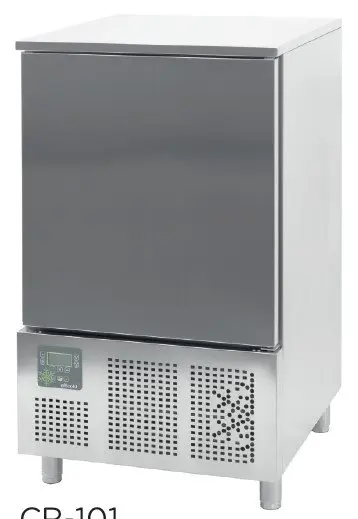Abatidor de Temperatura Mixto 10 bandejas GN1/1 y 600x400 mm de 790x800x1420h mm CR-101
