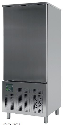Abatidor de Temperatura Mixto 16 bandejas GN1/1 y 600x400 mm de 790x800x1950h mm CR-161
