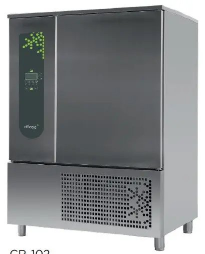 Abatidor de Temperatura Mixto 10 bandejas GN2/1 y 600x400 mm de 1270 x1090 x1800h mm CR-102