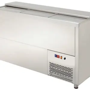 Enfriador de Botellas 3 Puertas Inoxidable Interior y Exterior de 1500x550x850h mm MRB-150I