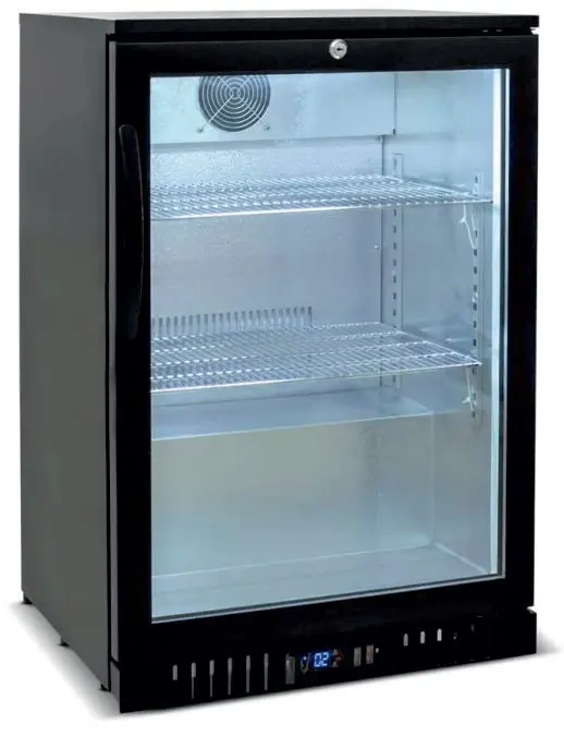Botellero Expositor Contramostrador 1 puerta pivotante de 600 x520 x900h mm BB1