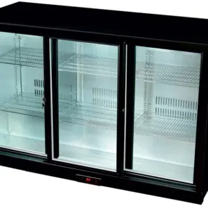 Botellero Expositor Contramostrador 3 puertas correderas de 1350 x520 x900h mm BB3S