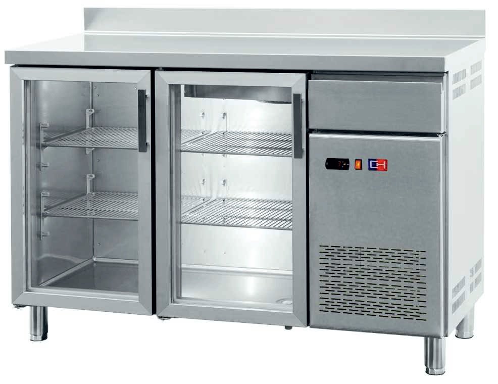 Frente Mostrador Refrigerado con Puertas de Vidrio 2 puertas de 1492x600x1050h mm FMCH-150V