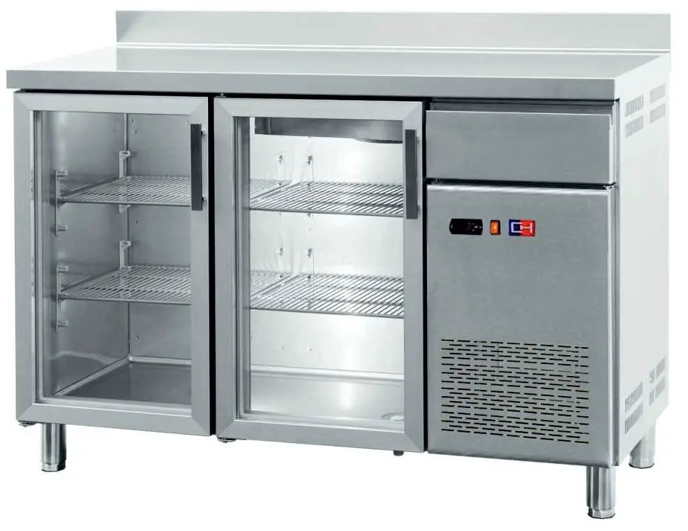 Frente Mostrador Refrigerado con Puertas de Vidrio 2 puertas de 1492x600x1050h mm FMCH-150V