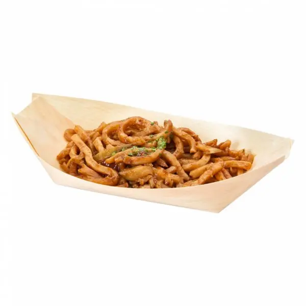 Pack 100 Barquillas de hojuelas de pino madera natural 9x6x1,5cm 165.58 GDP (1 Pack)
