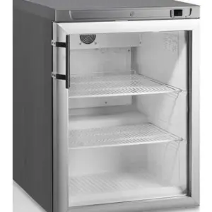 Armario refrigerado expositor sobremesa Inoxidable 170 litros EUROFRED RCGX200