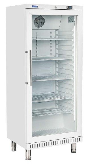 Armario refrigerado expositor Blanco especial Panadería 400 litros con estantes 60x40 cm EUROFRED BYG46