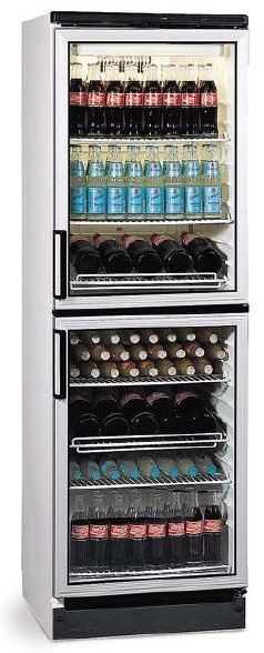 Armario refrigerado expositor 1 Puerta doble 347 litros EUROFRED FKG370/2P