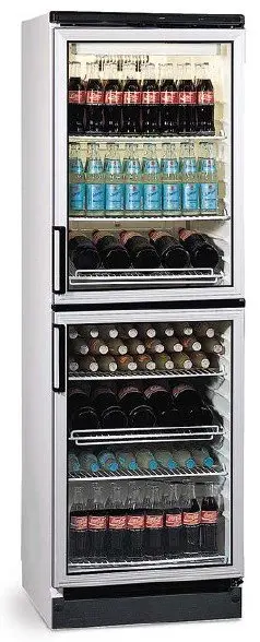 Armario refrigerado expositor 1 Puerta doble 347 litros EUROFRED FKG370/2P