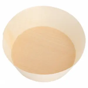 Pack de 100 Tarrinas de hojuela vegetal de 7x2,5cm Natural Madera 145.77 Garcia de Pou (1 Pack)