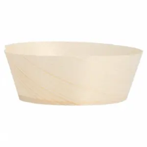 Pack de 100 Tarrinas de hojuela vegetal de 7x2,5cm Natural Madera 145.77 Garcia de Pou (1 Pack)