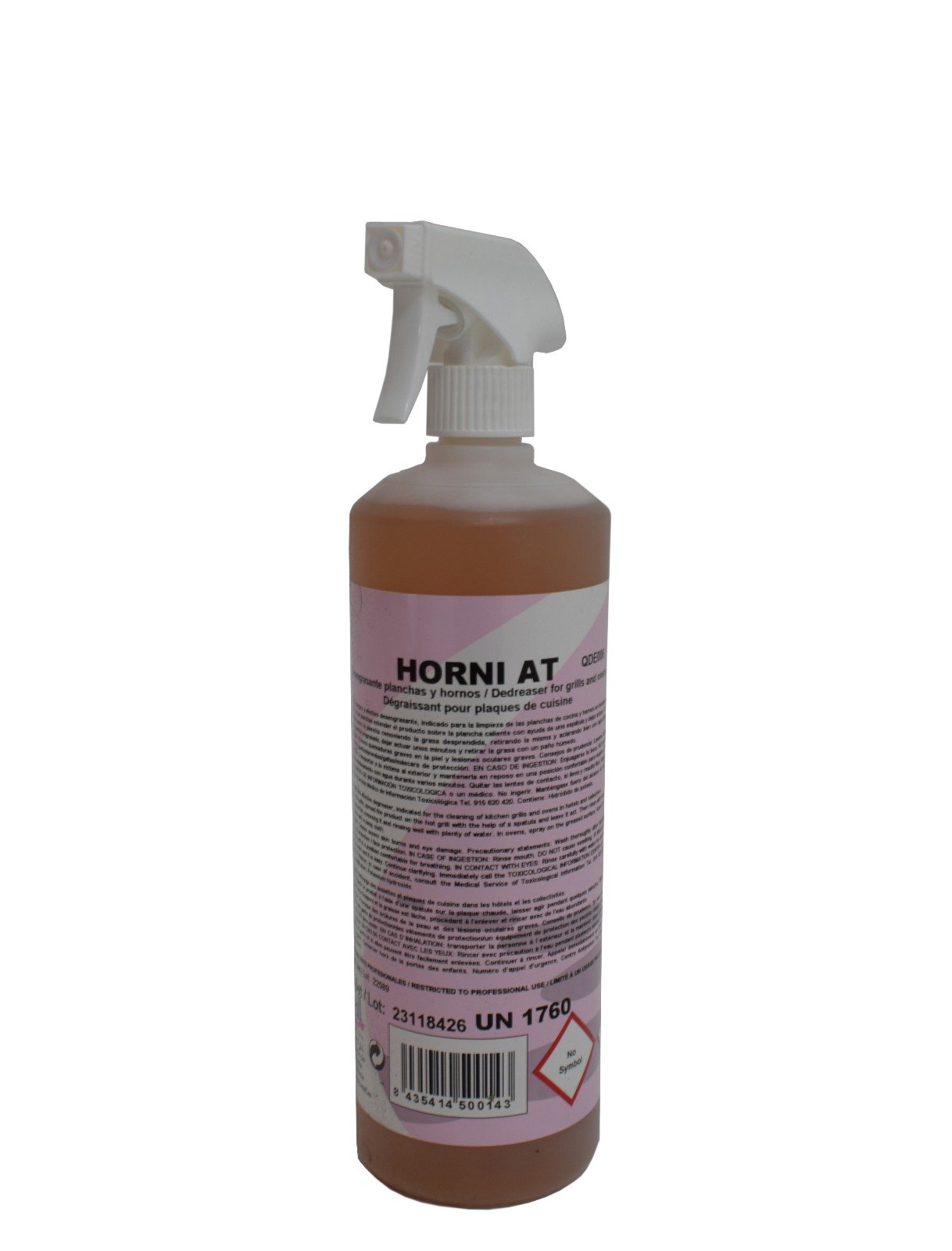Desengrasante Energético para planchas y hornos con altas temperaturas (NO ALUMINIO) QDE006 DIcaproduct (1 ud)