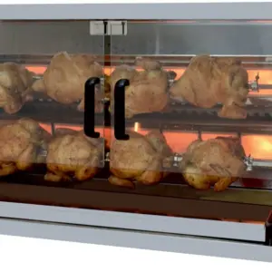Asador de pollos a gas de 2 espadas 2ASPG