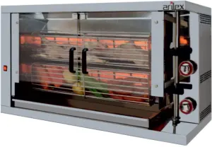Asador de pollos a gas de 2 espadas 2ASPG