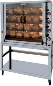 Asador de pollos a gas de 4 espadas 4ASPG