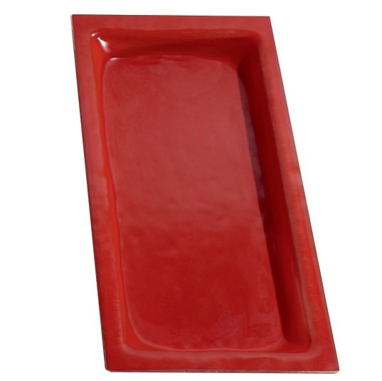 Cubeta cristal color rojo GN1/3-40 mm GN-RO