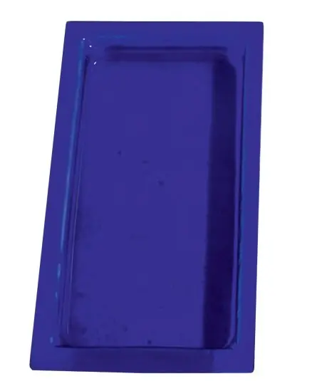 Cubeta cristal color azul GN1/3-40 mm GN-AZ