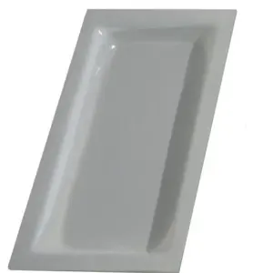 Cubeta cristal color blanco GN1/3-40 mm GN-BL