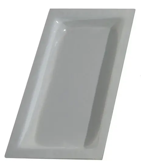 Cubeta cristal color blanco GN1/3-40 mm GN-BL