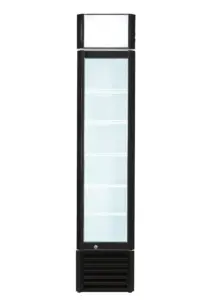Armario Expositor Refrigerado con puerta de vídrio Slim line de 390x480x1880mm CSL-160