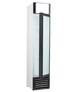 Armario Expositor Refrigerado con puerta de vídrio Slim line de 390x480x1880mm CSL-160