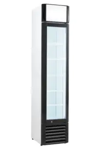 Armario Expositor Refrigerado con puerta de vídrio Slim line de 390x480x1880mm CSL-160