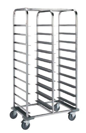 Carro con guías para bandejas isotérmicas Euronorm CBIE-20 EDENOX