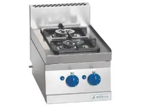 Cocina a gas 2 fuegos 2x4,1Kw Snack 650  SCG-40 E EDENOX