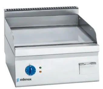 Plancha Frytop eléctrica 60cm con placa ranurada de acero Snack 650  SPRE-60 E  EDENOX