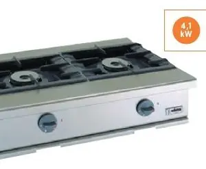 Cocina a gas 2 fuegos 4,1+6,5Kw Snack 550  TCG-85 EDENOX