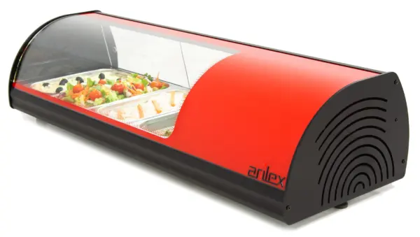 Vitrina refrigerada de tapas 6 bandejas GN1/3  6VTG