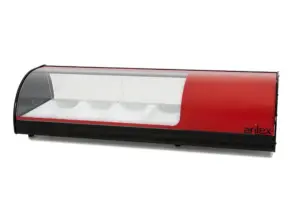 Vitrina refrigerada de tapas 6 bandejas GN1/3  6VTG