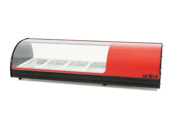 Vitrina refrigerada de tapas 6 bandejas GN1/3  6VTG