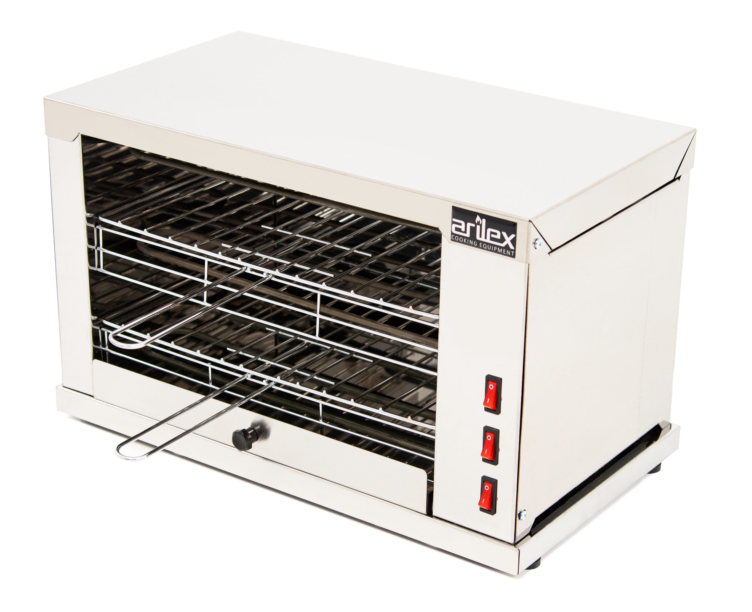 Horno Tostador eléctrico Profesional DUO Multifunción de 2 pisos sin temporizador con resistencia blindadas 2DUO