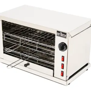 Horno Tostador eléctrico Industrial DUO Multifunción 2 pisos con temporizador con resistencia blindadas 2DUOT