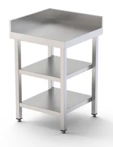 Mesa de Trabajo Angular Acero Inoxidable Para Composiciones en "L"