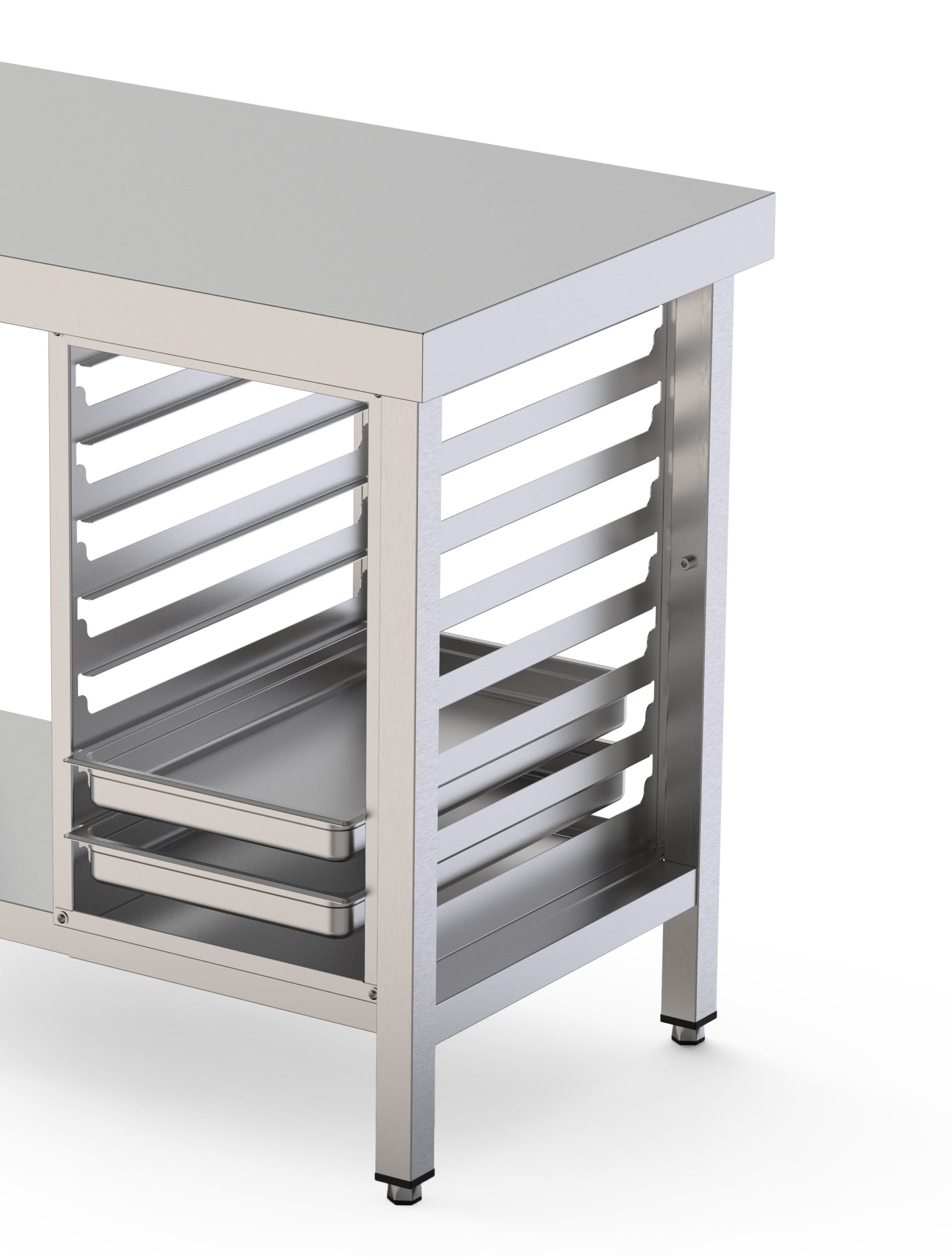 Módulo Acero Inoxidable Para 8 Bandejas GN1/1 380x530x560h mm