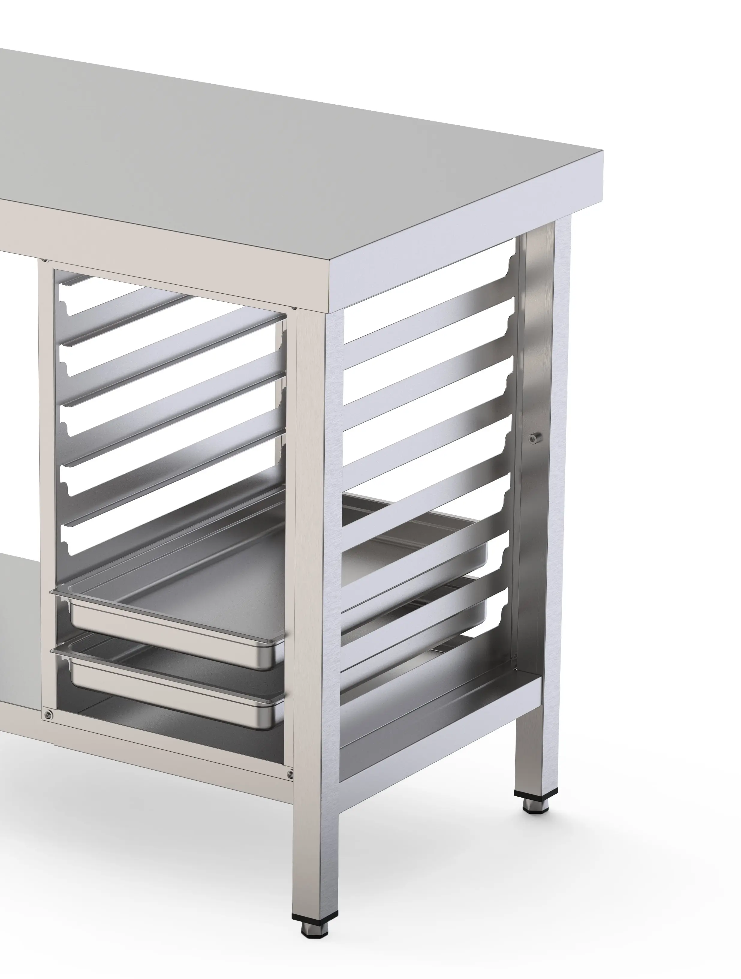 Módulo Acero Inoxidable Para 8 Bandejas GN1/1 380x530x560h mm