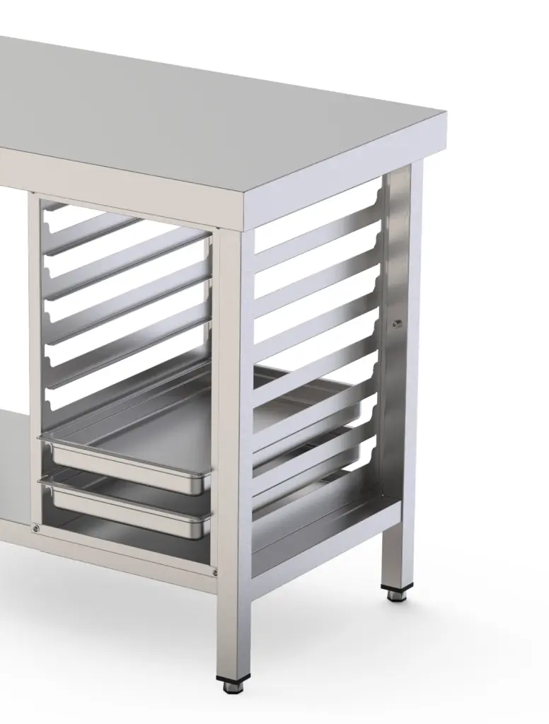 Módulo Acero Inoxidable Para 8 Bandejas 600x400 mm 436x660x596h mm