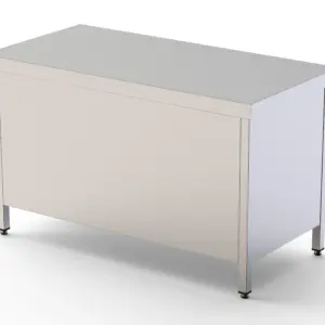 Plafón Trasero de Acero Inoxidable para Mesas de Trabajo