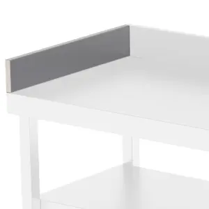 Peto Lateral de Acero Inoxidable Para Mesa Mural