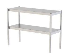 Estante Sobremesa de Acero Inoxidable para Mesas de Trabajo